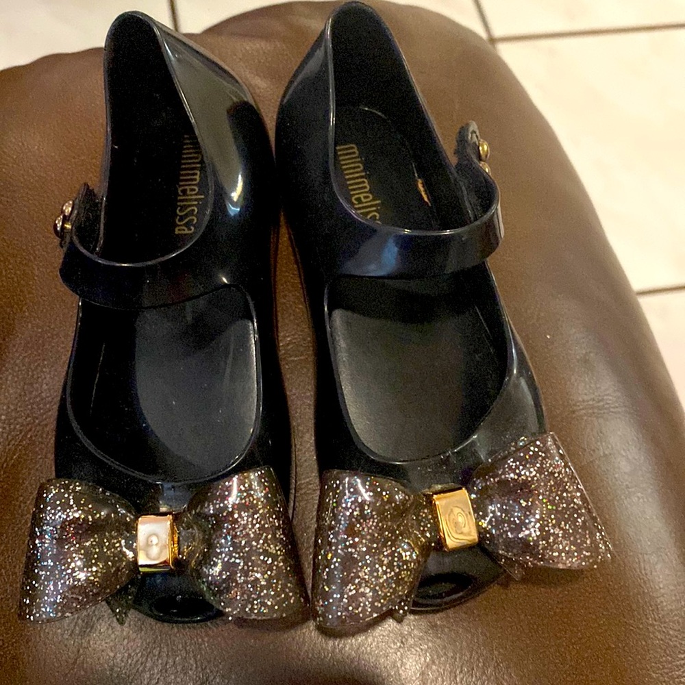 Mini Melisss toddler girl shoes size 8 worn only once-like new